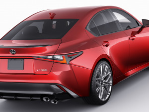 Lexus IS500 F-Sport Performance 2022 3D 모델