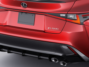 Lexus IS500 F-Sport Performance 2022 3D 모델