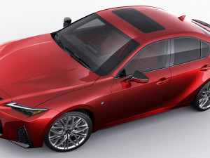 Lexus IS500 F-Sport Performance 2022 3D 모델
