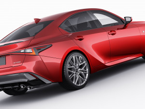 Lexus IS500 F-Sport Performance 2022 3D 모델