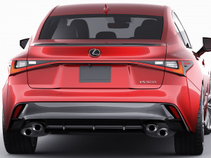 Lexus IS500 F-Sport Performance 2022 3D 모델