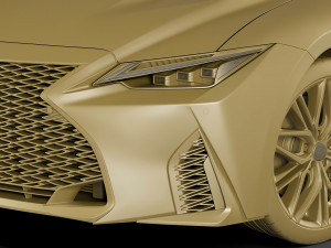 Lexus IS500 F-Sport Performance 2022 3D 모델