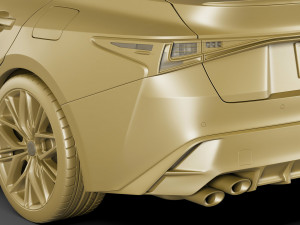 Lexus IS500 F-Sport Performance 2022 3D 모델
