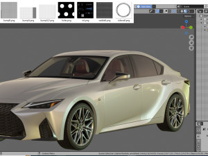 Lexus IS500 F-Sport Performance 2022 3D 모델