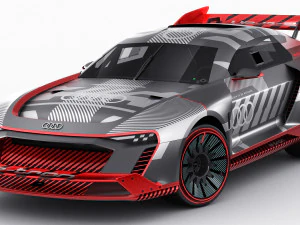 Audi S1 ​​Hoonitron Konsepti 2021 3D Model