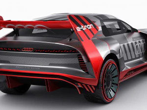 Audi S1 ​​Hoonitron Konsepti 2021 3D Model