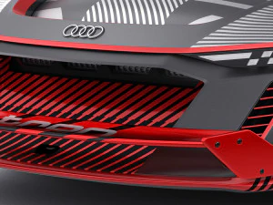 Audi S1 ​​Hoonitron Konsepti 2021 3D Model