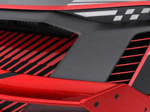 Audi S1 ​​Hoonitron Konsepti 2021 3D Model