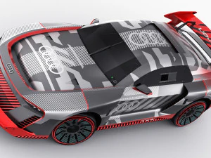 Audi S1 ​​Hoonitron Konsepti 2021 3D Model