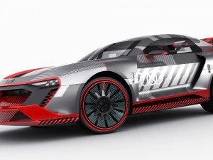 Audi S1 ​​Hoonitron Konsepti 2021 3D Model