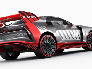 Audi S1 ​​Hoonitron Konsepti 2021 3D Model