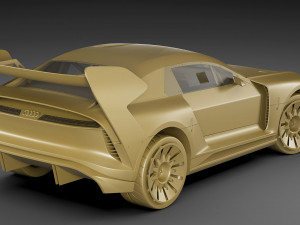 Audi S1 Hoonitron Concept 2021 3Dモデル