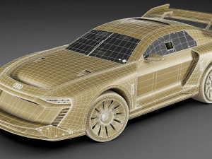 Audi S1 ​​Hoonitron Konsepti 2021 3D Model