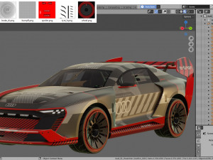 Audi S1 Hoonitron Concept 2021 3Dモデル