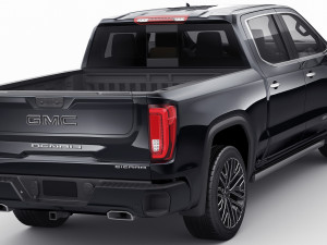 Pick-up Truck Sierra Denali 2022 3D Модель