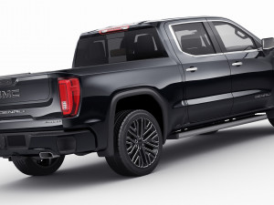 Pick-up Truck Sierra Denali 2022 3D Модель