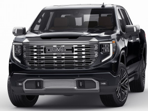 Pick-up Truck Sierra Denali 2022 3D Модель