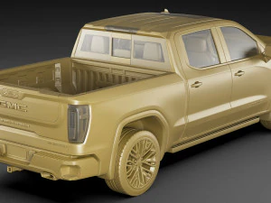 Пикап Sierra Denali 2022 3D Модель