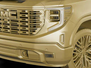 Пикап Sierra Denali 2022 3D Модель