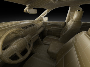 Pick-up Truck Sierra Denali 2022 3D Модель