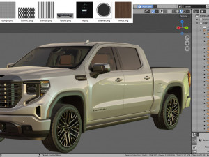 Pick-up Truck Sierra Denali 2022 3D Модель