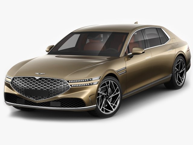 Genesis G90 2023 Modelo 3D .c4d .max .obj .3ds .fbx .stl .blend 