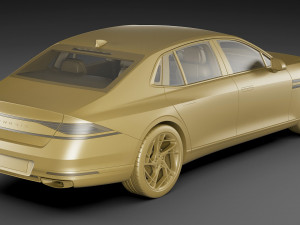 Genesis G90 2023 Modelo 3D