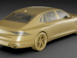 Genesis G90 2023 3D Model