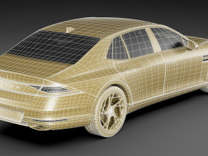 Genesis G90 2023 Modelo 3D