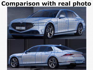 Genesis G90 2023 Modelo 3D