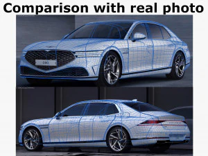 Genesis G90 2023 3D Model