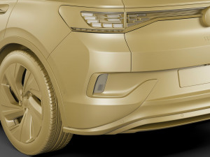 Volkswagen ID5 2022 Modèle 3D