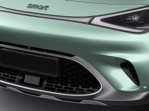Smart 1 One 2023 with interior 3D-Modell