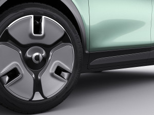 Smart 1 One 2023 with interior 3D-Modell