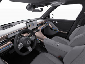 Smart 1 One 2023 with interior 3D-Modell