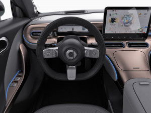 Smart 1 One 2023 with interior 3D-Modell