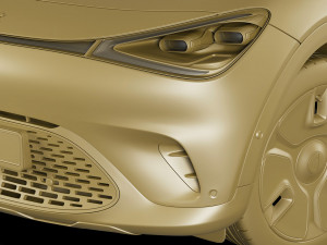 Smart 1 One 2023 with interior 3D-Modell