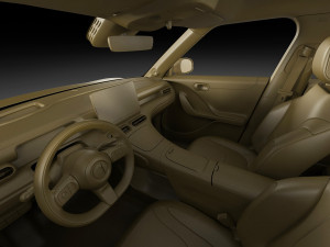 Smart 1 One 2023 with interior 3D-Modell
