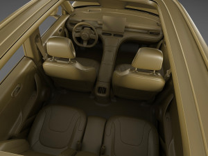 Smart 1 One 2023 with interior 3D-Modell