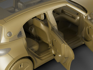 Smart 1 One 2023 with interior 3D-Modell