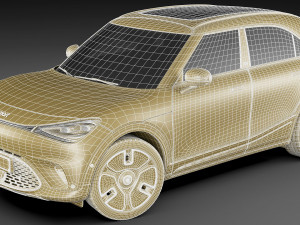 Smart 1 One 2023 with interior 3D-Modell