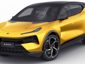 Lotus Eletre 2023 with interior Model 3D