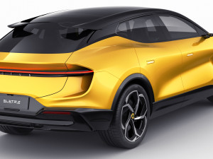 Lotus Eletre 2023 with interior Model 3D