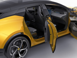 Lotus Eletre 2023 with interior Model 3D