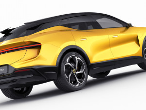 Lotus Eletre 2023 with interior Model 3D