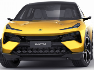 Lotus Eletre 2023 with interior Model 3D