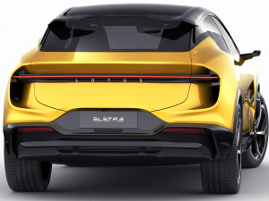 Lotus Eletre 2023 with interior Model 3D