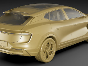 Lotus Eletre 2023 with interior Model 3D