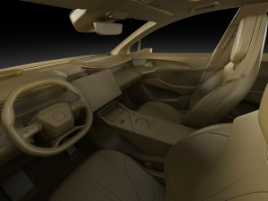 Lotus Eletre 2023 with interior Model 3D