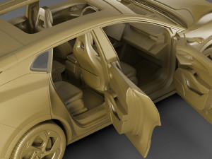 Lotus Eletre 2023 with interior Model 3D